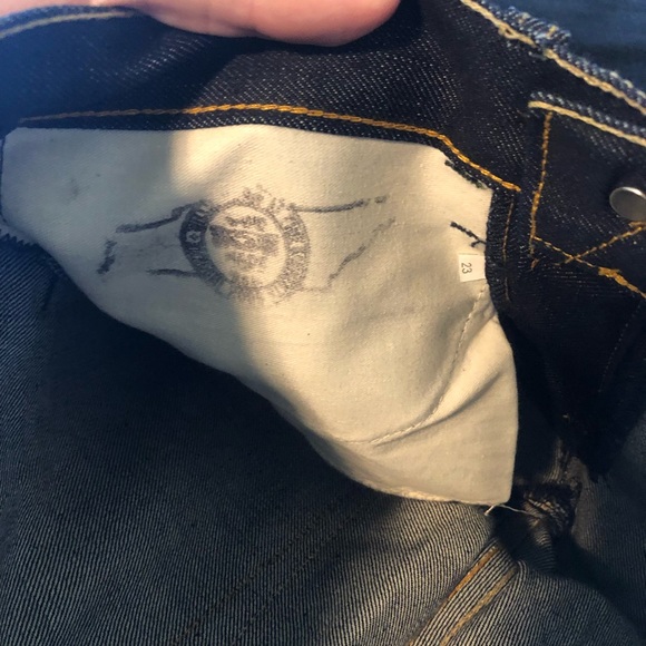 Imogene + Willie Mid Rise Dark Wash Skinny Jeans - Picture 7 of 9